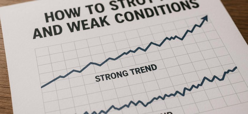 How to spot strong and weak trend conditions