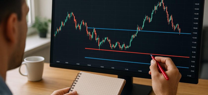 How to mark key levels for the trading day